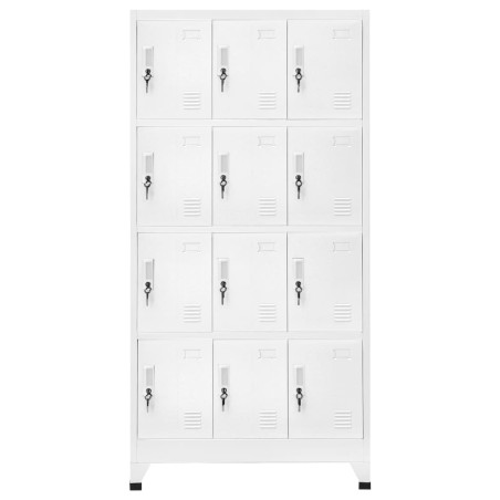 Schließfachschrank mit 12 Fächern 90x45x180 cm