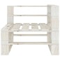 Outdoor-Ecksofa Paletten Holz Weiß Outdoor-Ecksofa Paletten Holz Weiß