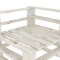 Outdoor-Ecksofa Paletten Holz Weiß Outdoor-Ecksofa Paletten Holz Weiß