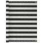 Balkon-Sichtschutz HDPE 120x400 cm Anthrazit und Weiß Balkon-Sichtschutz HDPE 120x400 cm Anthrazit und Weiß