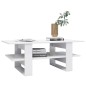 vidaXL Couchtisch Hochglanz-Weiß 110x55x42 cm Holzwerkstoff vidaXL Couchtisch Hochglanz-Weiß 110x55x42 cm Holzwerkstoff