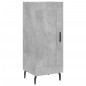 vidaXL Highboard Betongrau 34,5x34x180 cm Holzwerkstoff