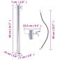 Wassersäule für den Garten 40 cm Edelstahl Rund Wassersäule für den Garten 40 cm Edelstahl Rund