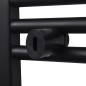 Handtuchheizkörper Warmwasser Gebogen Schwarz 500x764 mm Handtuchheizkörper Warmwasser Gebogen Schwarz 500x764 mm