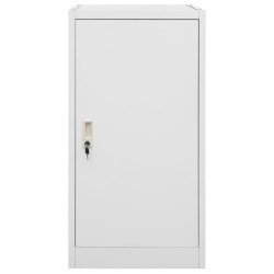 vidaXL Sattelschrank Hellgrau 53x53x105 cm Stahl  