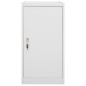 vidaXL Sattelschrank Hellgrau 53x53x105 cm Stahl vidaXL Sattelschrank Hellgrau 53x53x105 cm Stahl