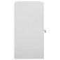 vidaXL Sattelschrank Hellgrau 53x53x105 cm Stahl vidaXL Sattelschrank Hellgrau 53x53x105 cm Stahl