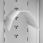 vidaXL Sattelschrank Hellgrau 53x53x105 cm Stahl vidaXL Sattelschrank Hellgrau 53x53x105 cm Stahl