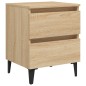 vidaXL Nachttische 2 Stk. Sonoma-Eiche 40x35x50 cm Holzwerkstoff vidaXL Nachttische 2 Stk. Sonoma-Eiche 40x35x50 cm Holzwerkstoff
