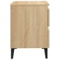 vidaXL Nachttische 2 Stk. Sonoma-Eiche 40x35x50 cm Holzwerkstoff vidaXL Nachttische 2 Stk. Sonoma-Eiche 40x35x50 cm Holzwerkstoff