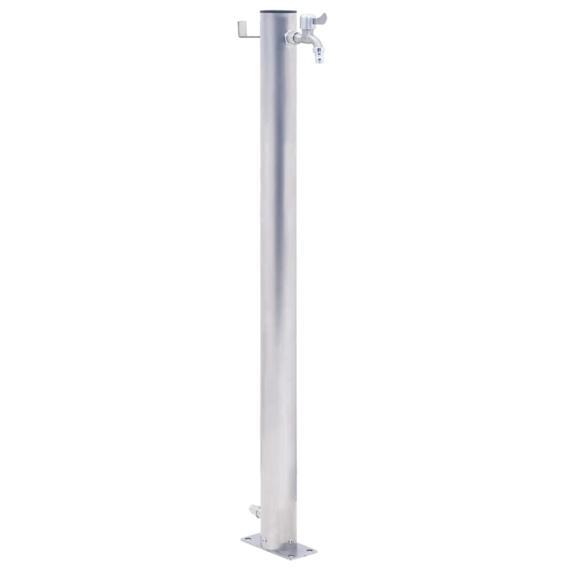 Wassersäule für den Garten 80 cm Edelstahl Rund Wassersäule für den Garten 80 cm Edelstahl Rund