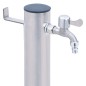 Wassersäule für den Garten 80 cm Edelstahl Rund Wassersäule für den Garten 80 cm Edelstahl Rund