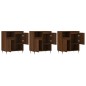 vidaXL Sideboards 3 Stk. Braun Eichen-Optik Holzwerkstoff vidaXL Sideboards 3 Stk. Braun Eichen-Optik Holzwerkstoff