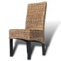Esszimmerstühle 2 Stk. Abaca und Mango Massivholz Esszimmerstühle 2 Stk. Abaca und Mango Massivholz
