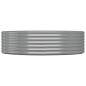 Hochbeet Pulverbeschichteter Stahl 140x140x36 cm Grau Hochbeet Pulverbeschichteter Stahl 140x140x36 cm Grau