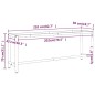 Werkbankgestell Mattschwarz und Mattrot 210x50x79 cm Metall Werkbankgestell Mattschwarz und Mattrot 210x50x79 cm Metall