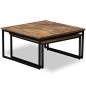 Satztisch Couchtisch-Set 2-tlg. Recyceltes Teak Massiv Satztisch Couchtisch-Set 2-tlg. Recyceltes Teak Massiv