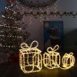 vidaXL Weihnachtsdekoration Geschenkboxen mit 180 LEDs Indoor Outdoor vidaXL Weihnachtsdekoration Geschenkboxen mit 180 LEDs Indoor Outdoor