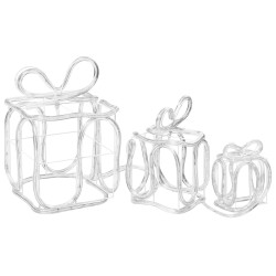 vidaXL Weihnachtsdekoration Geschenkboxen mit 180 LEDs Indoor Outdoor 