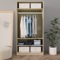vidaXL Kleiderschrank Sonoma-Eiche 100x50x200 cm Holzwerkstoff vidaXL Kleiderschrank Sonoma-Eiche 100x50x200 cm Holzwerkstoff
