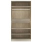 vidaXL Kleiderschrank Sonoma-Eiche 100x50x200 cm Holzwerkstoff vidaXL Kleiderschrank Sonoma-Eiche 100x50x200 cm Holzwerkstoff