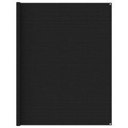 Zeltteppich 250x550 cm Schwarz