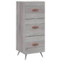 Highboard Grau Sonoma 34,5x34x180 cm Holzwerkstoff Highboard Grau Sonoma 34,5x34x180 cm Holzwerkstoff