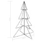 vidaXL Weihnachtsbaum in Kegelform 240 LEDs Indoor Outdoor 115x150 cm vidaXL Weihnachtsbaum in Kegelform 240 LEDs Indoor Outdoor 115x150 cm