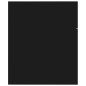 Waschbeckenunterschrank Schwarz 60x38,5x46 cm Holzwerkstoff Waschbeckenunterschrank Schwarz 60x38,5x46 cm Holzwerkstoff