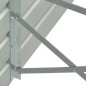 Hochbeet 320 x 40 x 77 cm Verzinkter Stahl Grau Hochbeet 320 x 40 x 77 cm Verzinkter Stahl Grau