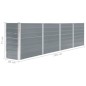 Hochbeet 320 x 40 x 77 cm Verzinkter Stahl Grau Hochbeet 320 x 40 x 77 cm Verzinkter Stahl Grau