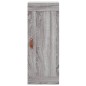 Highboard Grau Sonoma 34,5x34x180 cm Holzwerkstoff Highboard Grau Sonoma 34,5x34x180 cm Holzwerkstoff