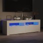 vidaXL TV-Schrank mit LED-Leuchten Weiß 120x35x40 cm vidaXL TV-Schrank mit LED-Leuchten Weiß 120x35x40 cm
