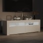vidaXL TV-Schrank mit LED-Leuchten Weiß 120x35x40 cm vidaXL TV-Schrank mit LED-Leuchten Weiß 120x35x40 cm