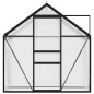 Anlehngewächshaus Anthrazit Aluminium 1,33 m² Anlehngewächshaus Anthrazit Aluminium 1,33 m²