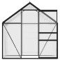 Anlehngewächshaus Anthrazit Aluminium 1,33 m² Anlehngewächshaus Anthrazit Aluminium 1,33 m²