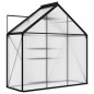 Anlehngewächshaus Anthrazit Aluminium 1,33 m² Anlehngewächshaus Anthrazit Aluminium 1,33 m²