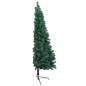 Künstlicher Halber Weihnachtsbaum mit Ständer Grün 240 cm PVC Künstlicher Halber Weihnachtsbaum mit Ständer Grün 240 cm PVC