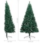 Künstlicher Halber Weihnachtsbaum mit Ständer Grün 240 cm PVC Künstlicher Halber Weihnachtsbaum mit Ständer Grün 240 cm PVC