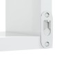 Wand-Eckregale 2 Stk. Hochglanz-Weiß 40x40x50 cm Holzwerkstoff Wand-Eckregale 2 Stk. Hochglanz-Weiß 40x40x50 cm Holzwerkstoff