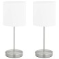 vidaXL Tischlampen 2 Stk. Touch-Sensor Weiß E14 vidaXL Tischlampen 2 Stk. Touch-Sensor Weiß E14