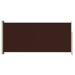 vidaXL Seitenmarkise Ausziehbar 140x300 cm Braun