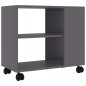 vidaXL Beistelltisch Grau 70x35x55 cm Holzwerkstoff vidaXL Beistelltisch Grau 70x35x55 cm Holzwerkstoff