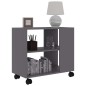 vidaXL Beistelltisch Grau 70x35x55 cm Holzwerkstoff vidaXL Beistelltisch Grau 70x35x55 cm Holzwerkstoff