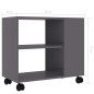 vidaXL Beistelltisch Grau 70x35x55 cm Holzwerkstoff vidaXL Beistelltisch Grau 70x35x55 cm Holzwerkstoff