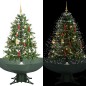 Schneiender Weihnachtsbaum mit Schirmfuß Grün 140 cm Schneiender Weihnachtsbaum mit Schirmfuß Grün 140 cm