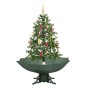 Schneiender Weihnachtsbaum mit Schirmfuß Grün 140 cm Schneiender Weihnachtsbaum mit Schirmfuß Grün 140 cm