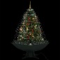 Schneiender Weihnachtsbaum mit Schirmfuß Grün 140 cm Schneiender Weihnachtsbaum mit Schirmfuß Grün 140 cm