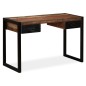 Schreibtisch mit 2 Schubladen Altholz Massiv 120x50x76 cm Schreibtisch mit 2 Schubladen Altholz Massiv 120x50x76 cm
