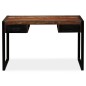 Schreibtisch mit 2 Schubladen Altholz Massiv 120x50x76 cm Schreibtisch mit 2 Schubladen Altholz Massiv 120x50x76 cm